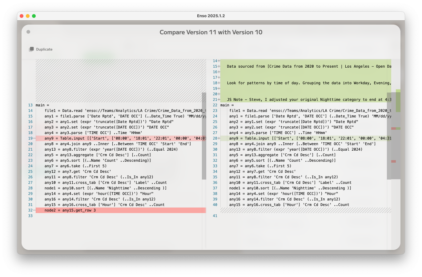 Version history screenshot 2